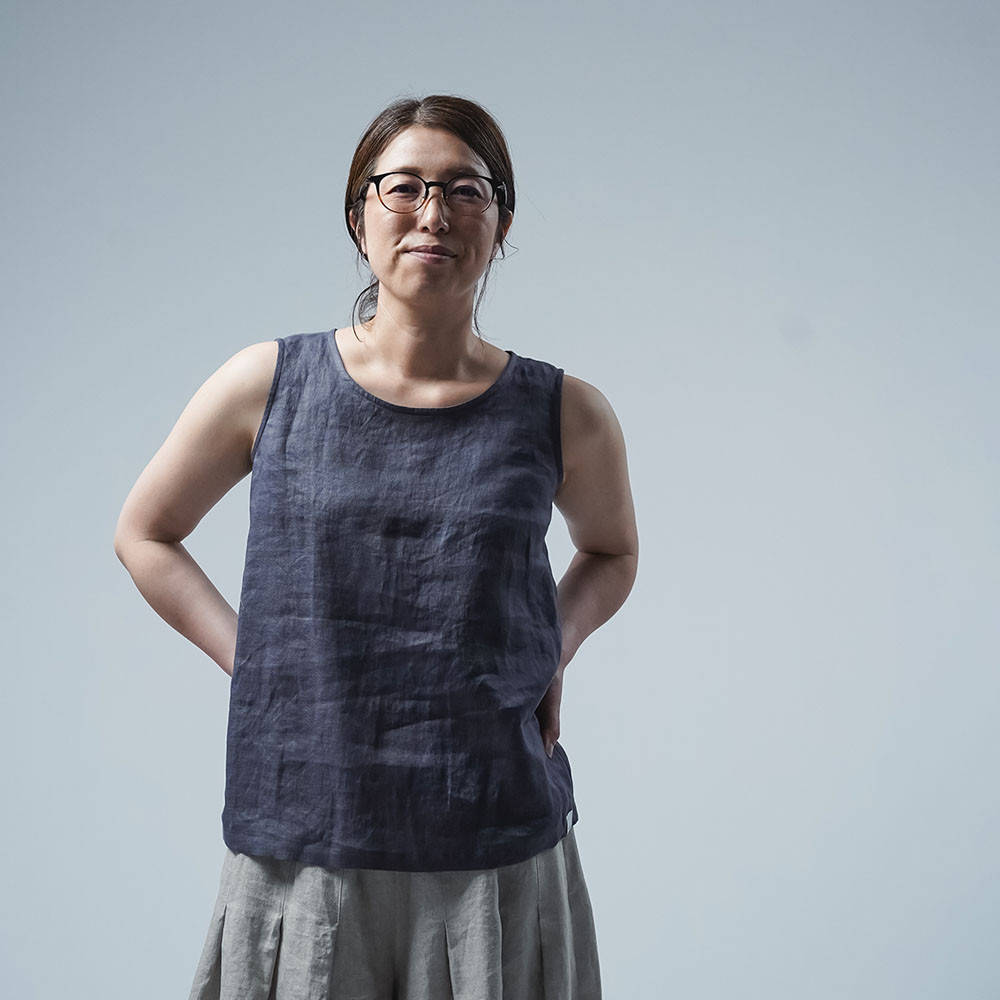 ネストローブ　リネンタンクトップ ネストローブ リネンタンクトップ ONLINE SHOP MODEL