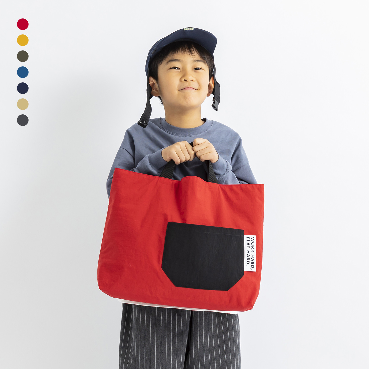 【名入れ可】撥水ナイロンレッスンバッグ（L） 大きめサイズ シンプル＆おしゃれで大人もOK! 　/LBL