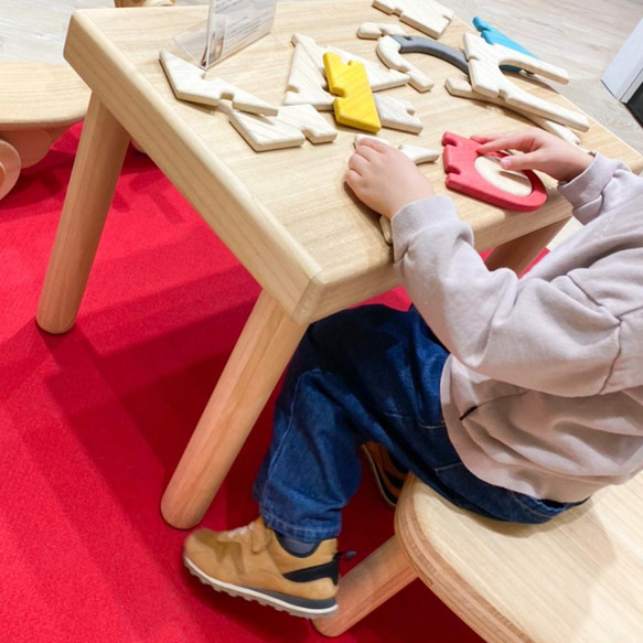【受注生産】桐の積み木　こども建築知育玩具　JAPAN BRAND『SLOT』 6枚目の画像