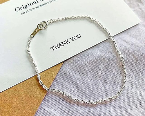 ペーパー クリップ ブレスレット アンクレット シルバー silver 925 joa4836-10.jpg