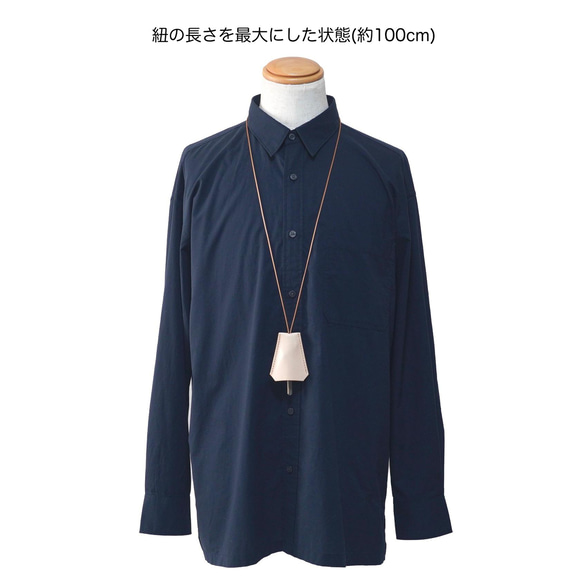 Clochette necklace / レザークロシェット キーケース ブラック キーホルダー キーストラップ 8枚目の画像