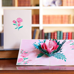 ポップアップグリーティングカード　Garden Rose Bloom 1枚目の画像