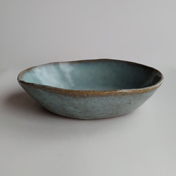 松灰釉オーバル中鉢 2枚目の画像