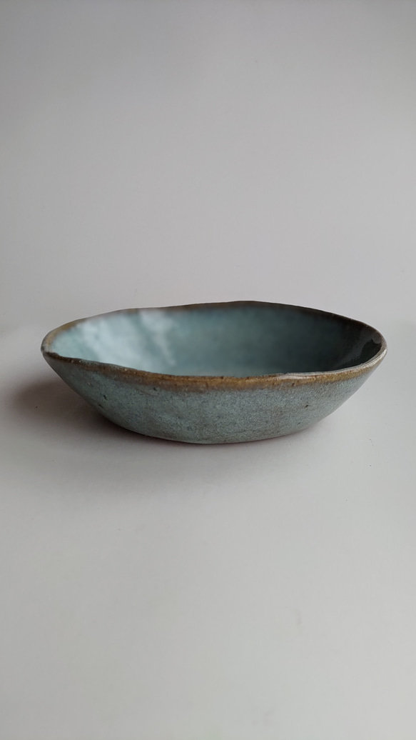 松灰釉オーバル中鉢 2枚目の画像