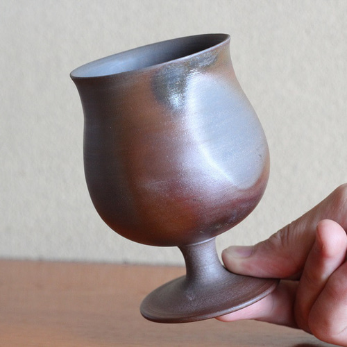 備前焼のワイングラス（渋め） グラス 備前焼 器 takagi 通販 9908479