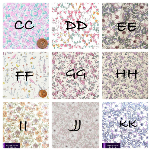 2個セット リバティリボン ちょうちょリボン ベビー キッズ ヘア