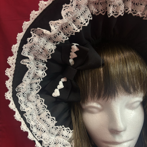 ロリータ レース 生成り フルボンネット 楽天市場】ロリータ ボンネット 帽子 ヘッドドレス ヘッド