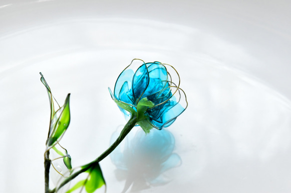 【植物標本 S】薔薇(ばら) -Ice green- 10枚目の画像