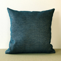 再入荷] ヴィンテージ風 ブラック 合皮レザー クッションカバー 45×45