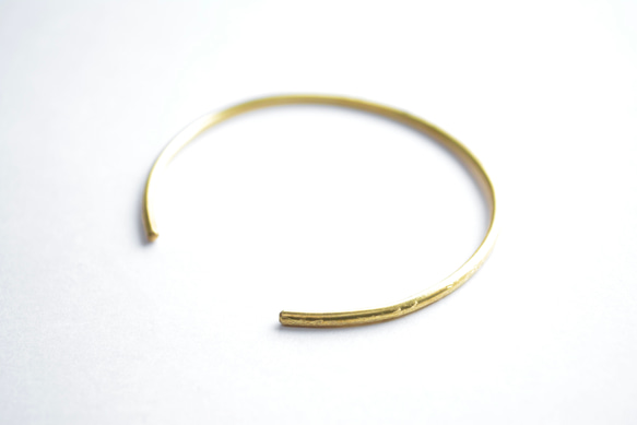 紋理手環 φ2mm 黃銅 金黃銅 第10張的照片