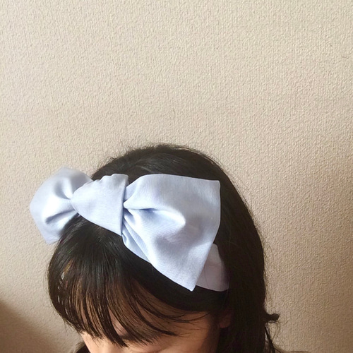 リボンカチューシャ（みずいろ）chika カチューシャ chika 通販