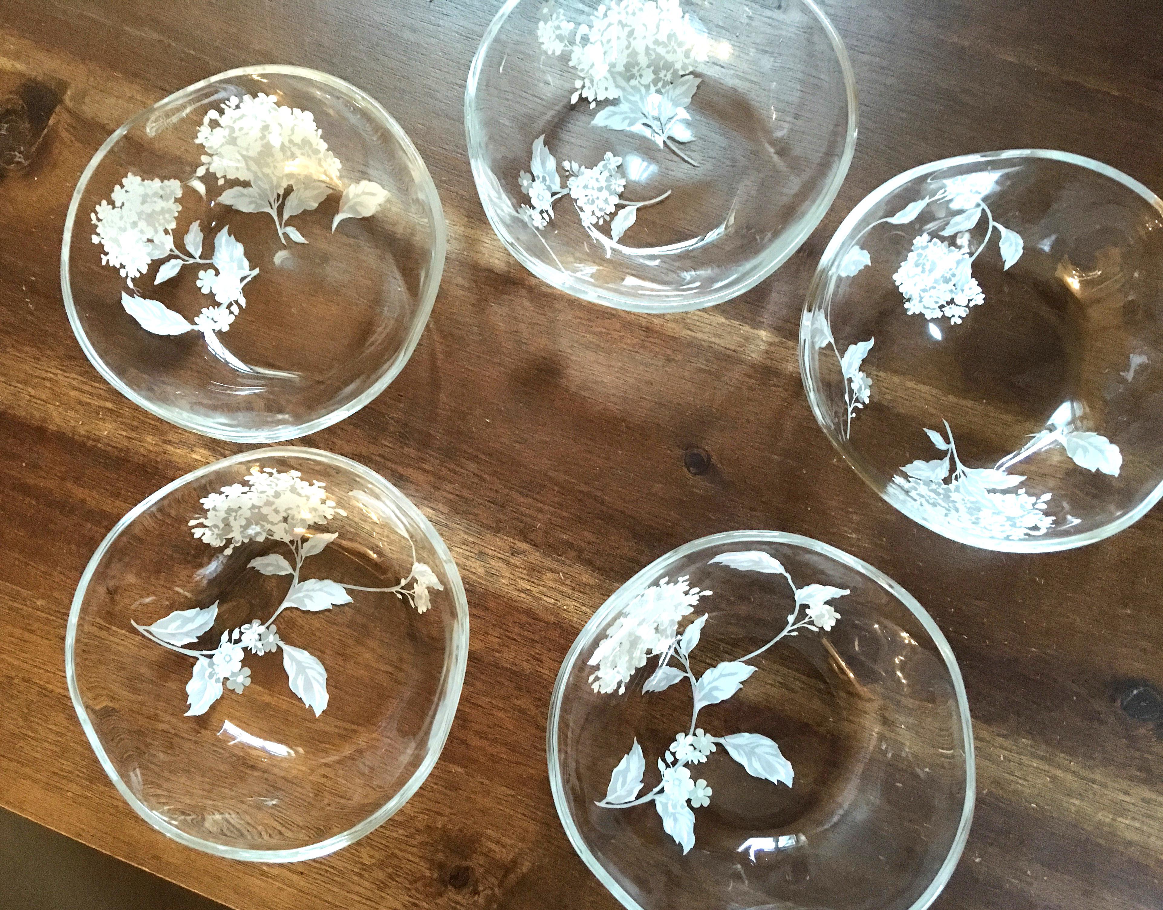 アジサイのソーメン鉢5点セット