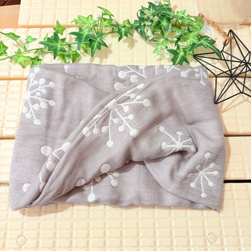 一年中使える☆fuwara北欧柄肌に優しい天然素材☆12重ガーゼねじり