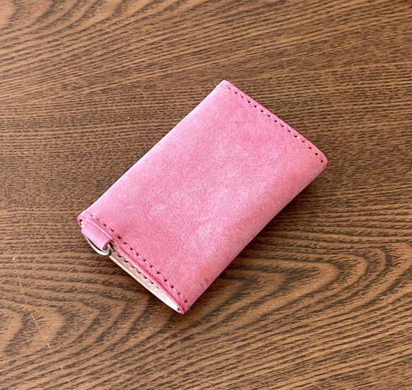 ちょいスリムなミニ財布 ✨アラスカ(ピンク) 4枚目の画像