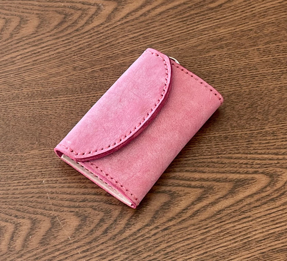 ちょいスリムなミニ財布 ✨アラスカ(ピンク) 7枚目の画像