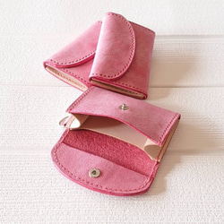 ちょいスリムなミニ財布 ✨アラスカ(ピンク) 8枚目の画像
