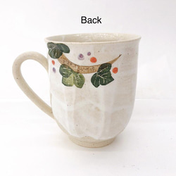 【清水焼】繋がるふくろうマグカップ （1羽） 2枚目の画像