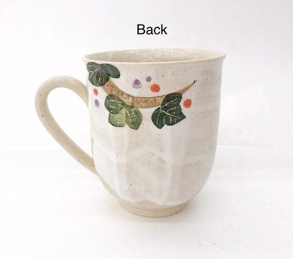 【清水焼】繋がるふくろうマグカップ （1羽） 2枚目の画像