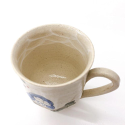 【清水焼】繋がるふくろうマグカップ （1羽） 3枚目の画像