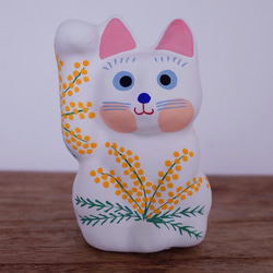 やる気まんまん顔(笑)のネコ置物！ 瑪瑙猫 素敵な逸品 その他