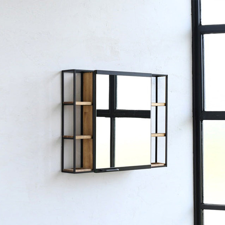 COMBINATION MIRROR / Double 4560　（ 収納 付き ミラー ・ 鏡 ）