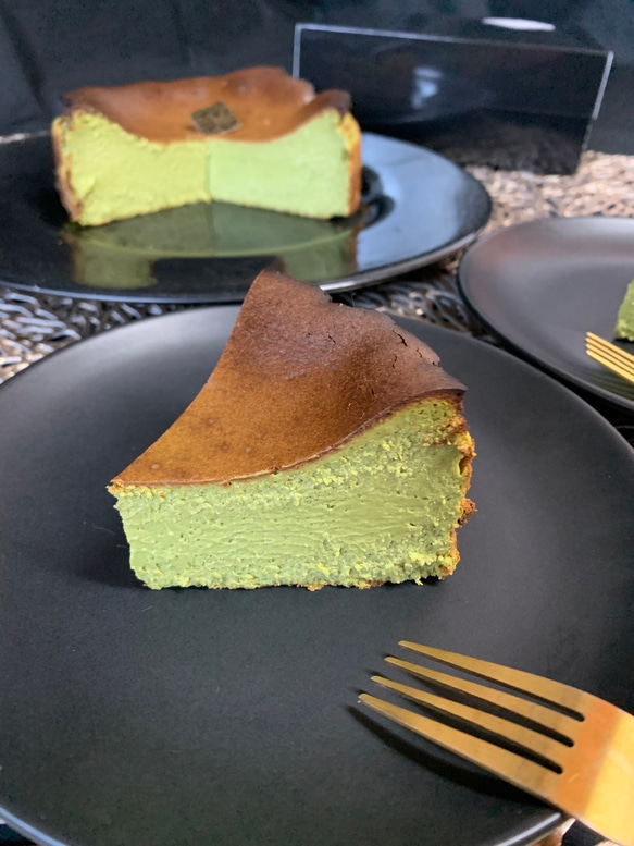 抹茶バスクチーズケーキ◆バースデーケーキや記念日ギフトやお祝いプレゼントにも☆ 15枚目の画像