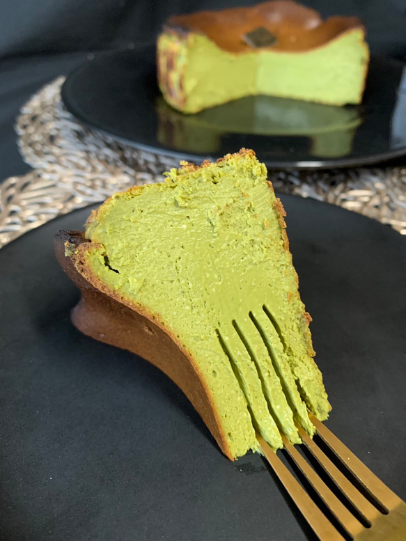 抹茶バスクチーズケーキ◆バースデーケーキや記念日ギフトやお祝いプレゼントにも☆ 13枚目の画像