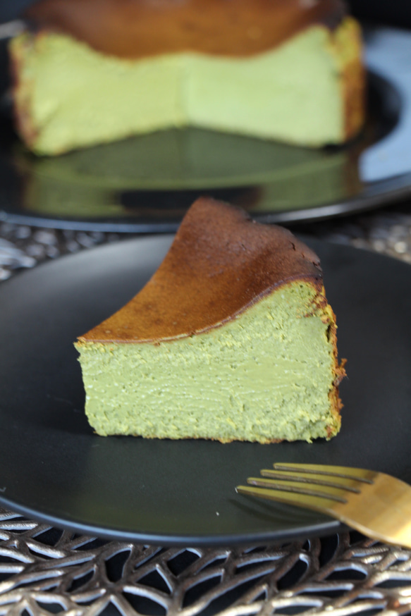 抹茶バスクチーズケーキ◆バースデーケーキや記念日ギフトやお祝いプレゼントにも☆ 12枚目の画像