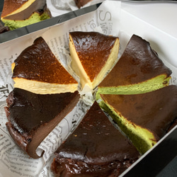 抹茶バスクチーズケーキ◆バースデーケーキや記念日ギフトやお祝いプレゼントにも☆ 17枚目の画像