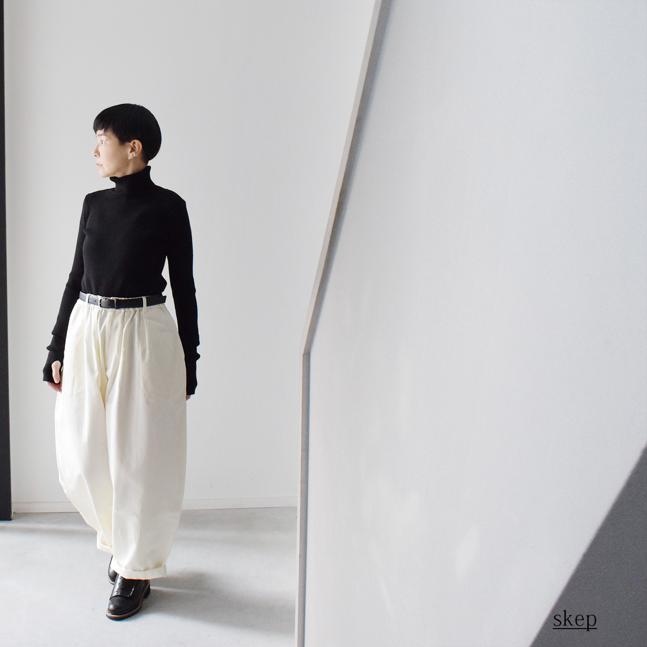 bong tang パンツ：白［PT79LPWT］