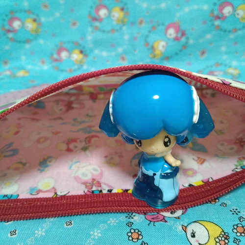 ラミネート ハニーチューン♥レトロアニマルがかわいい♥ ファスナー