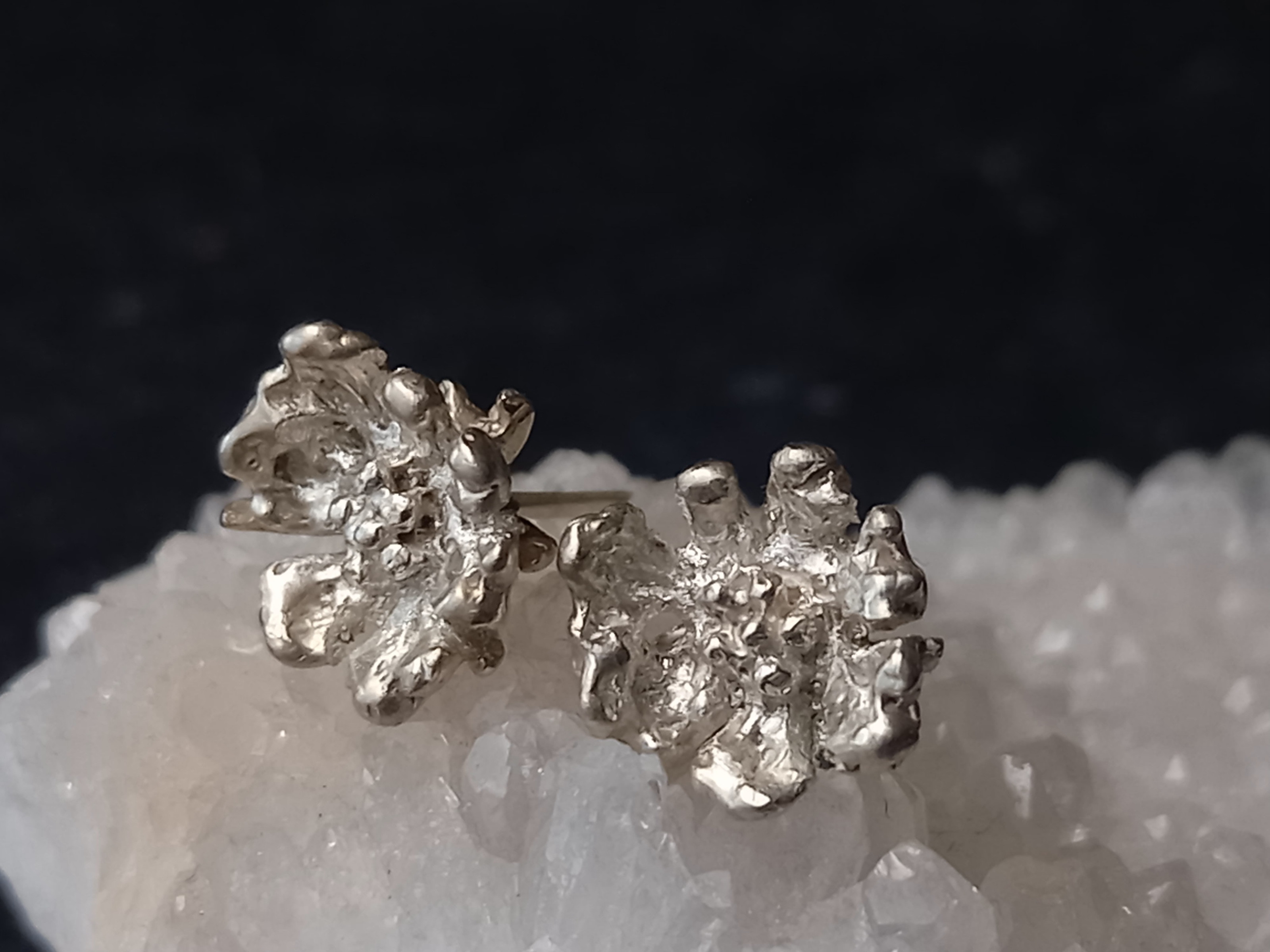Utoka☆ silver   スカビオサ  ピアス