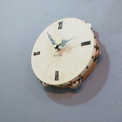 Wall clock 「Tambourine(唐草)」 4枚目の画像