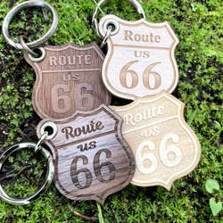 オリジナル ★ ROUTE66 キーホルダー 2枚目の画像