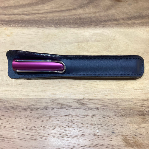 本革万年筆ケース LAMY サファリ/アルスター用 ブラック 選べる