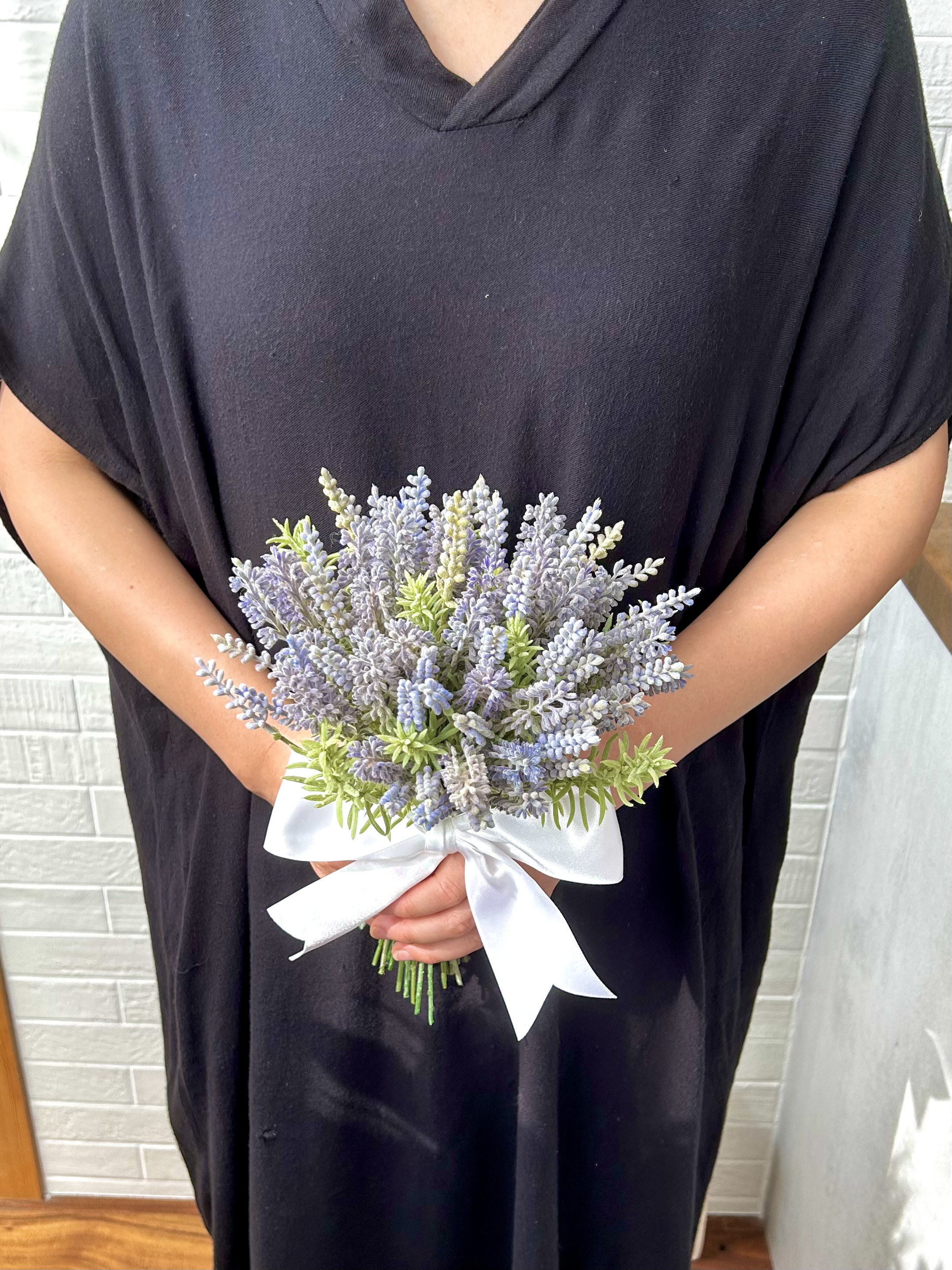 《送料無料》ラベンダーブーケ(ブートニアset)☆