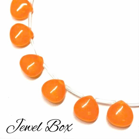 タンジェリンオレンジジェード＊マロン＊4個 天然石 JEWELBOX 通販