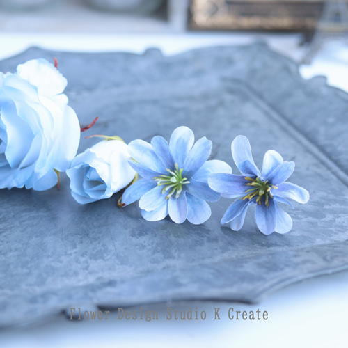 flua フルア　ヘッドドレス　スイートピー　ウェディング flua flower haired ヘッドドレス