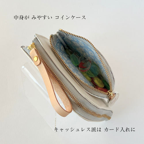 【センコ】コンパクト二つ折り財布 Amo Leather Craft センコ様専用】コンパクト二つ折り財布 Amo Leather Craft