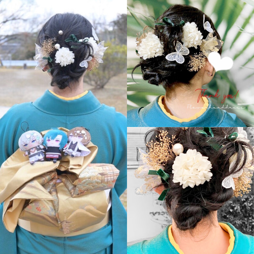 髪飾り 成人式 結婚式 卒業式 和装 振袖 袴 ウエディング