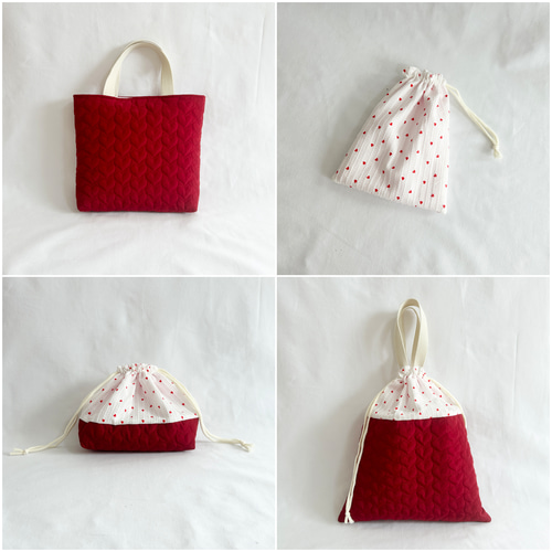 入園入学セットハンドメイドレッスンバッグ女の子ハートピンクナチュラルオーダー可能 入園入学セットハンドメイドレッスンバッグ女の子ハートピンク