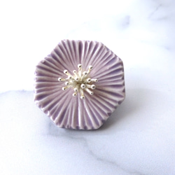 花のbroach（ミヤコワスレ)薄紫 3枚目の画像
