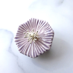花のbroach（ミヤコワスレ)薄紫 2枚目の画像