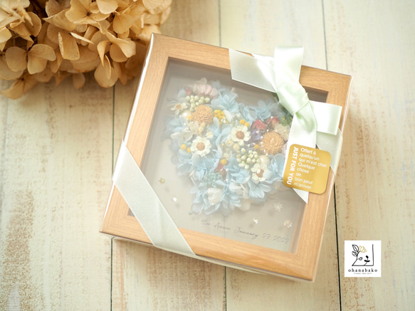 《MESSAGE PRINT◎gift》happy colorful moon flowers frame 第8張的照片