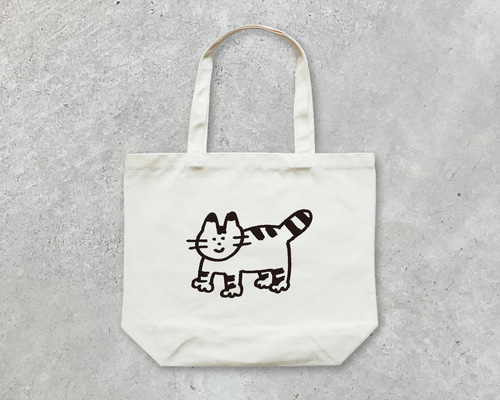 £たかこ£様　アリスのアーチ型ショルダーバッグ　ネコちゃん　トートバック A4 トートバッグ ネコちゃん転写[品番：SMFK0002525]｜シメ