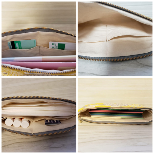 再販)内ポケット付き マチなしポーチ ポーチ tokotom 通販 9968300