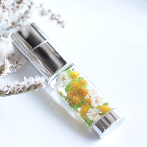 USBメモリ「小花を閉じ込めて」ボタニカルイエロー＊固まるハー 