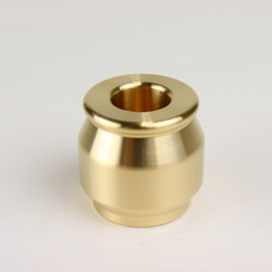 職人直送 真鍮無垢 ペン立て ペンスタンド 鉛筆立て おしゃれ アンティーク ゴールド ボトル型 2枚目の画像