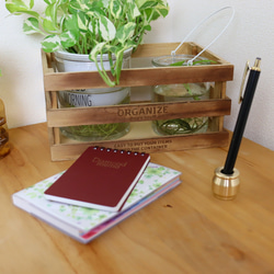 職人直送 真鍮無垢 ペン立て ペンスタンド 鉛筆立て おしゃれ アンティーク ゴールド ボトル型 8枚目の画像