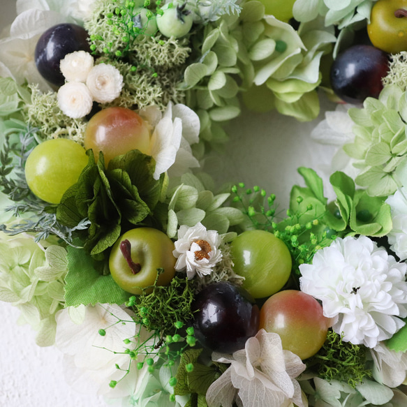 再販×9 リース マスカット グリーン 3枚目の画像